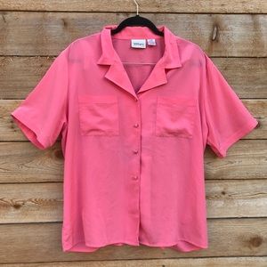 Vintage 70s, 80s Plus Size Blouse